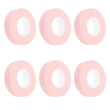 6Rolls Eyelash Grafting Tape Pink Non-Woven Skin Isolation Tape
