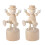 2St Clown Ornament DIY Set Voor Desktop Decor Beige 6