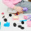2 mini halteres decorativos para escritório e de 10