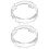 2 unidades de coberturas para lentes de seta de , transparentes 8