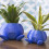 Planter Flower Pot For Succulents And Plants Blue Planter Medium Size 2