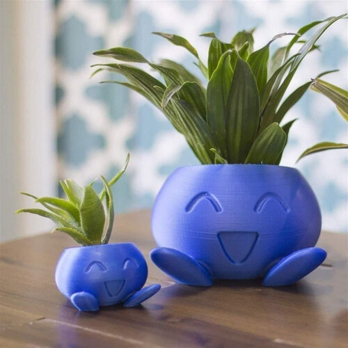 Planter Flower Pot For Succulents And Plants Blue Planter Medium Size 2