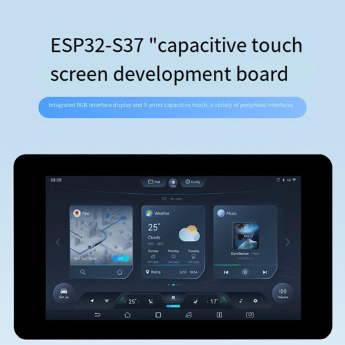 7 Inch Capacitive Touch Screen Board LVGL Programming Development CAN RS485 I2C Peripheral Interface 2