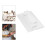 1 transparenter tortencreme-schaber aus , 3