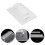 1 transparenter tortencreme-schaber aus , 5