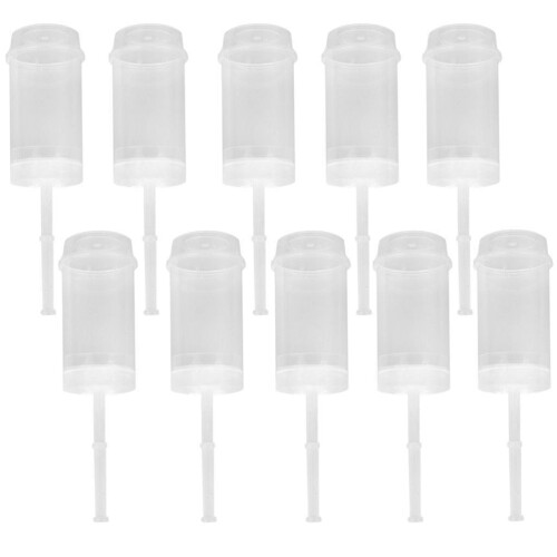 10 cupcake cake push containers transparant voor feestdecoratie