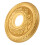 goud traditionele pvc plafondrozet voor ventilator thuis 1