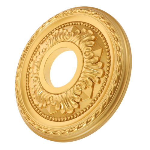 goud traditionele pvc plafondrozet voor ventilator thuis