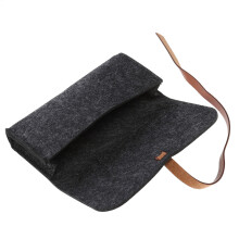 filzbrillentasche für brille, stift, make-up – dunkelgrau