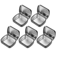 5 rechteckige Eisen-Süßigkeitenboxen für Kleinteile