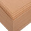 100 tarjetas kraft marrón hechas a mano, blancas con 6
