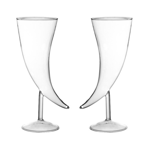 2 unidades de taças de vinho resistentes