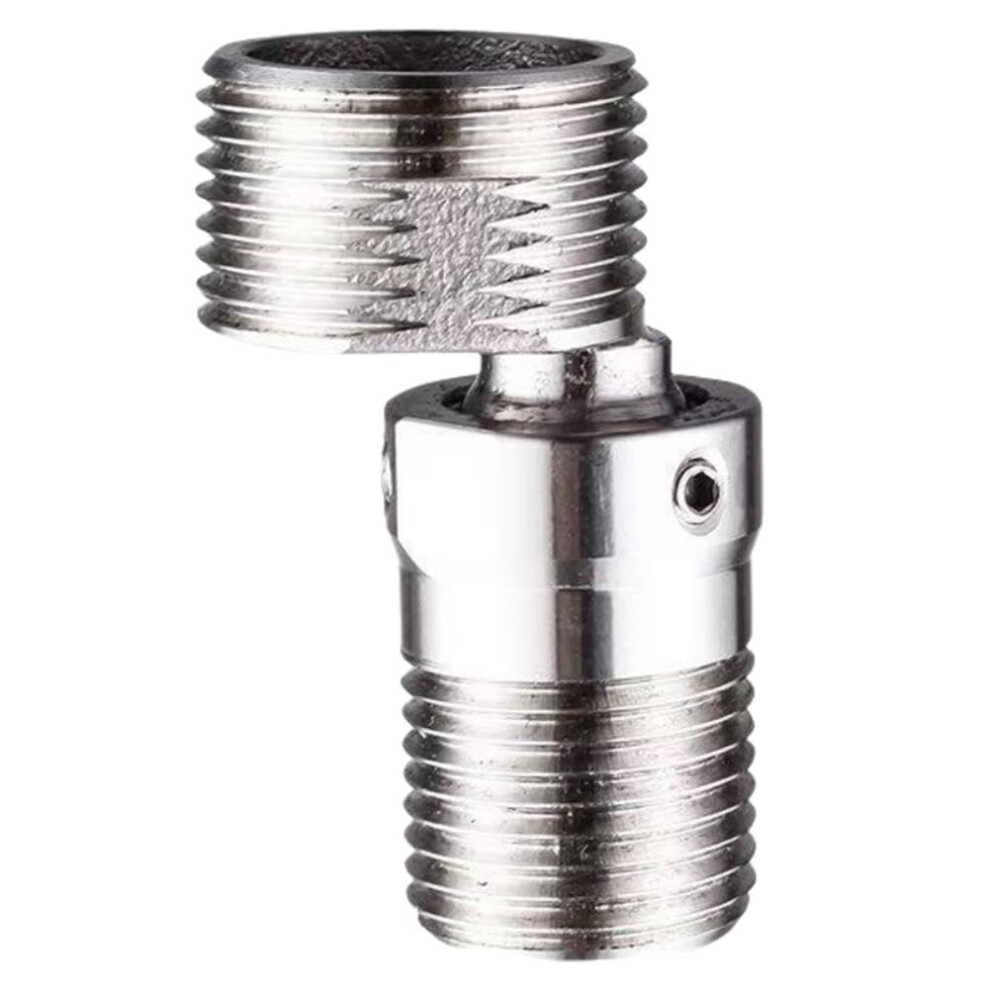 Adjustable Shower Faucet Angle Adapter 304 Stainless Steel Curved Shower Elbow Connector Compatible With Standard Shower Hoses 9393856954483