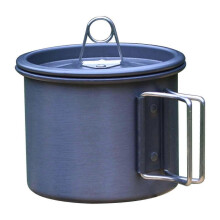camping shovel  Gray Outdoor Water Cup Ultra-light Portable Food-grade Camping Mountaineering Wine Cup Camping Water Boiling Mug 300ml