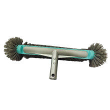 Cleaning Brush Replacement Head For Pool Walls And Steps, Above Ground Pool Compatible, Nylon Bristles
