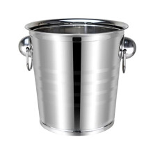 Stainless steel ice bucket With Handles 11L Portable Tabletop Ice Container For Wine Champagne Beer