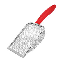 Stainless Steel Cat Litter Scoop With Mesh Design For Easy Cleaning Corner Reach Litter Box Hygiene For Cats And Pets