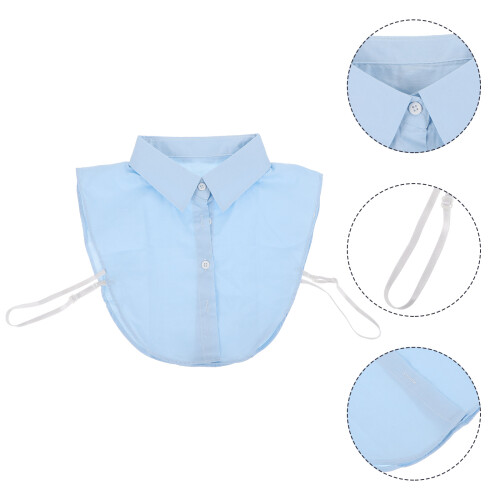 blusa con cuello falso desmontable, accesorio para ropa 2