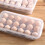 Egg Storage Box 10/18 Grid With Lid Refrigerator Egg Organizer Tray 18-Grid Kitchen Organizer 2