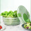Manual Lettuces Spinners With Secure Lock Rotary Handle Easy To Use Salad Spinner Draining Tool Dehydrator Kitchen 2