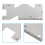 Metal Sewing Ruler 10x4cm, Corrosion-Resistant, Durable Tool 6