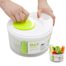 Dryer Manual Vegetable Dryer With Drainage Odor-Free Salad Dryer Detachable Fruit Spinner Lettuce Dryer For Hotels