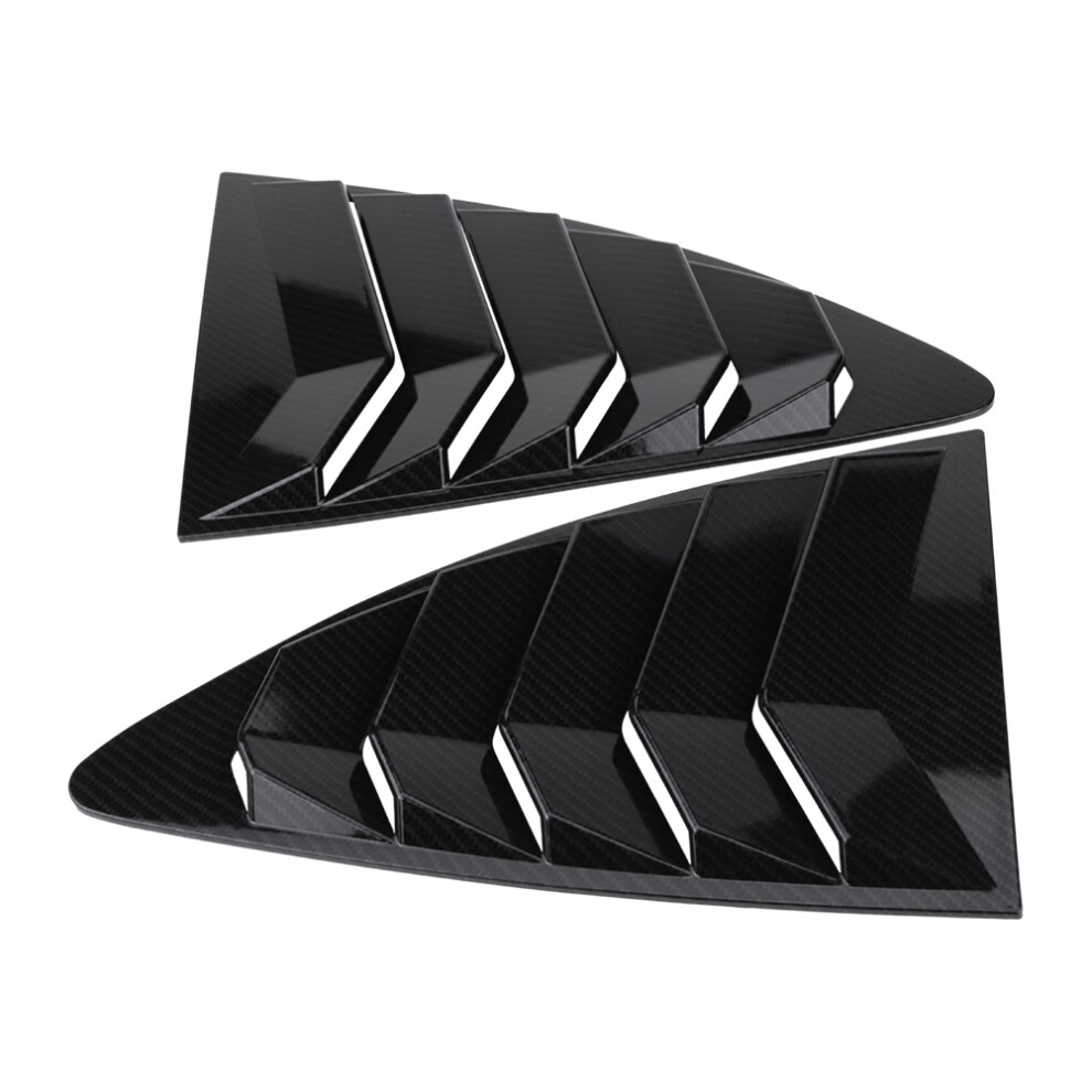 Universal Carbon Fiber Side Window Louver Cover For Toyota 86/Brz 13-18 6911351679187
