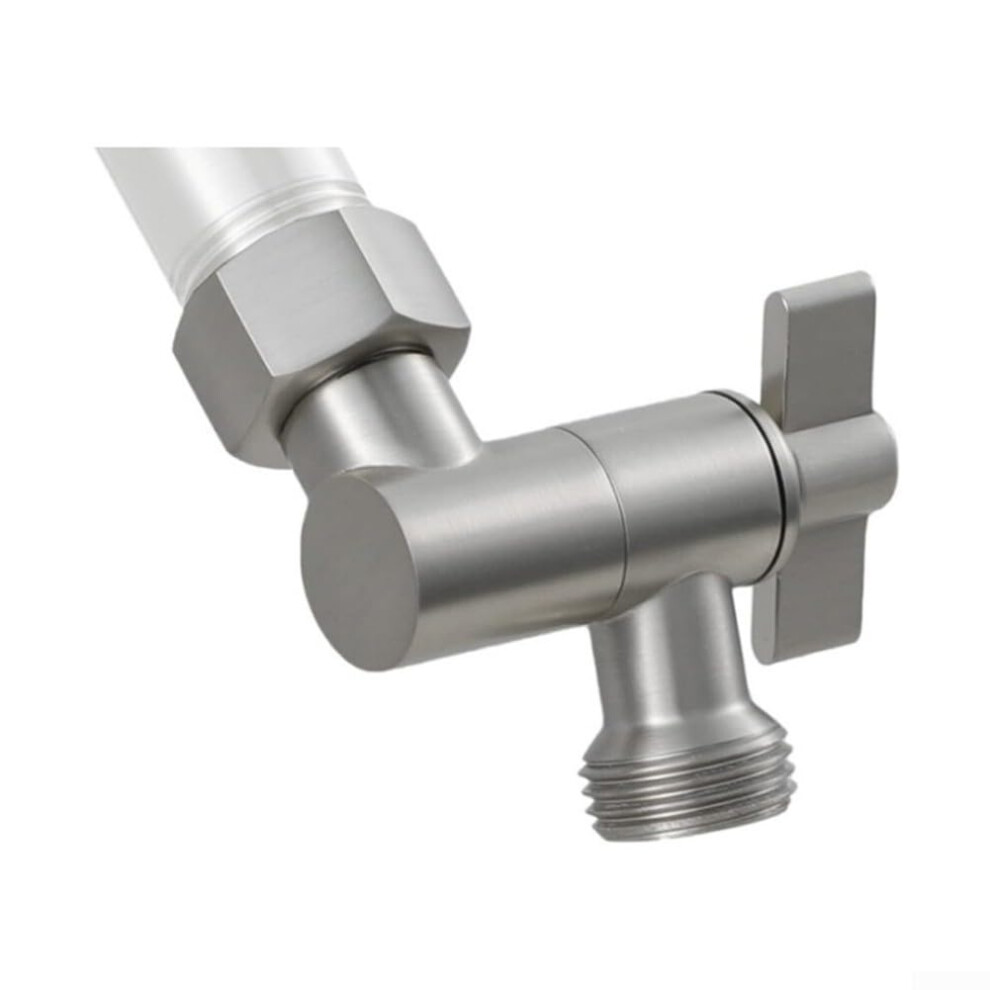 Shower Head Adapter G1/2 Rotating Swivel Connector Brushed Nickel Adjustable Angle For Fixed Handheld Rain Shower Heads 9016109067449