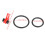 Red Rod Lure Hang Hooks Set, 10 Pack, ABS, Easy To Install 3