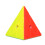 Fluorescent Triangle Puzzle Cube - Classic Speed Twist Toy 9.5cm 2
