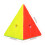 Fluorescent Triangle Puzzle Cube - Classic Speed Twist Toy 9.5cm 3