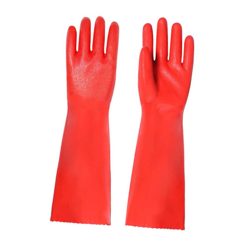 Dishwashing Gloves Non-Slip Thickened Long Cuff Men's Kitchen Cleaning Gloves-image-OPC-PKQXPY2-NEW