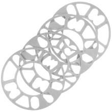 4Stk 3Mm Radzwischenlagen Aus Legiertem Aluminium 4 & 5 Loch