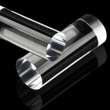 Acrylic Round Rod Cake Dowel Rods, 40Mm Dia, 180-300Mm Length, Clear Acrylic Round Rod For DIY Crafts Display Base