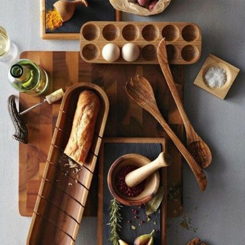 Wooden Egg Tray For Refrigerator Large Capacity Moisture-Resistant Storage Box Type 2 Exquisite Craft 2