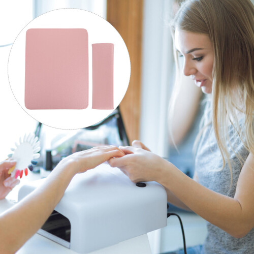 2 pezzi cuscino per manicure, braccio e 2