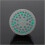 Shower Head Adjustable ABS Plastic Rotating Round Top Plating Power Replacement 2