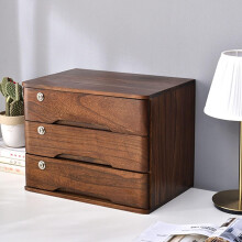 Desktop Storage Box With Drawers Wooden File Cabinet Lockable Drawers A4 Receipt File Organizer Flat File Cabinet