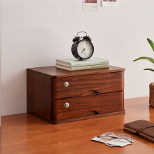 Solid Wood Storage Box Wooden Desktop File Cabinet With Lockable Drawers A4 Receipt Organizer Flat File Cabinet