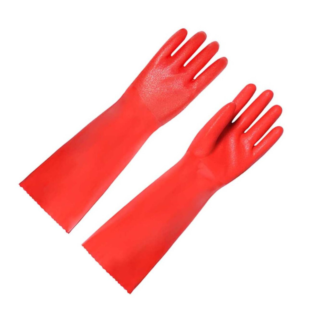Dishwashing Gloves Thickened Warm Heavy-Duty Non-Slip 40cm Length Kitchen Cleaning-image-OPC-PKQXTZ9-NEW
