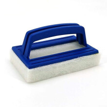 Sponge Brush For Pool Door And Corner Cleaning, Nylon Sponge Head, Durable Plastic Handle For Swimming Pools