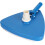 Portable Weighted Triangular Shape Swimming Pool Vacuum Head Brush Tool for Large and Small Pools Triangular Vacuum Head 5