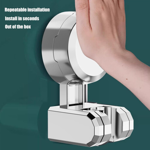 Suction Shower Holders Adjustable Direction And Height, Multipurpose Bathroom Accessory Model BK For Any Bathroom 1
