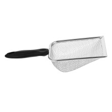 Cat Litter With Handle Stainless Steel Mesh Sifting Scoop For Efficient Cat Litter Cleanup Durable
