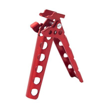camping shovel  Red Scald Pot Clip for Outdoor Camping Lightweight Compact And Easy To Carry Aluminum Alloy Slip And Scald Clip