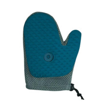 Electrostatic Gloves For Pet Hair Removal, Spray Massage Brush Gloves, Reusable Grooming Tool For Home And Car Blue