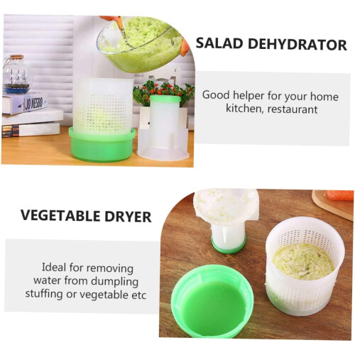 Food Dryer Spinner 1Pc Stuffer Squeezing Tool For Dumpling Stuffing, PP Material, Vegetable Dryer 2