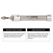 Präzisions-Edelstahl-Luftzylinder CDJ2B10-30B 10 mm 30 mm Doppelwirkend