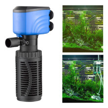 Water Filter Pump for Fish Tank Internal Filtration Powerful In-Tank Pump Aquarium Pond Fountain Living Room Bedroom