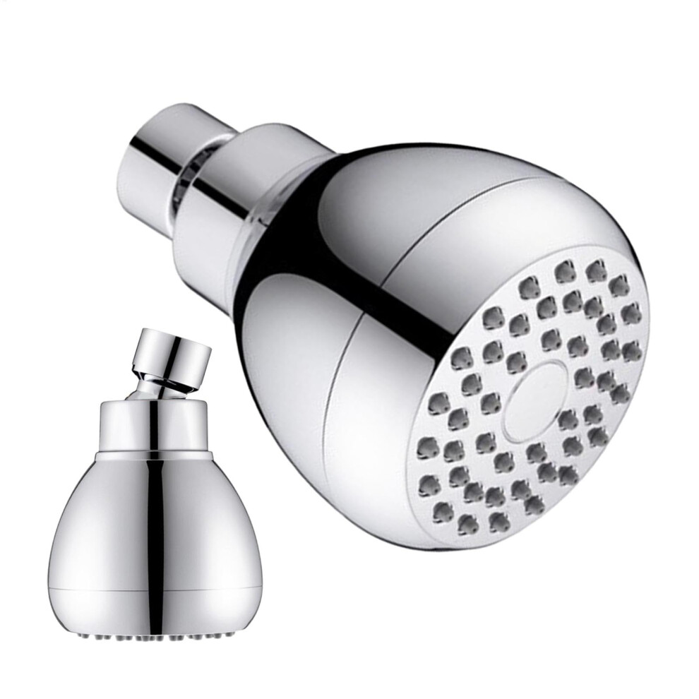 Wall-Mount Showerhead Anti-Leak Rain Showerhead 3-Inch Water-Saver Adjustable Angles Bathroom Accessories-image-OPC-PKQY2RG-NEW